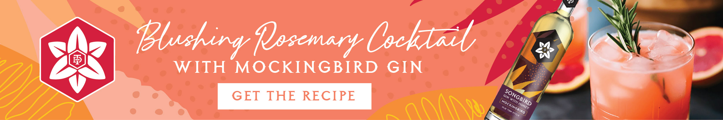 Blushing Rosemary Cocktail with Mockingbird Gin Recipe