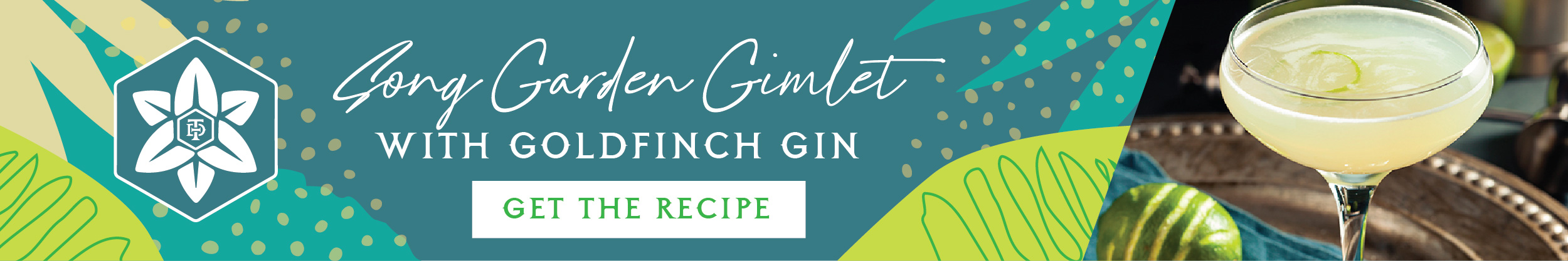 Song Garden Gimlet with Goldfinch Gin Recipe