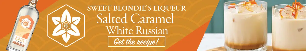 Sweet Blondie's Liqueur Salted Carmel White Russian Recipe