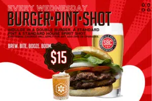 Burger Pint Shot