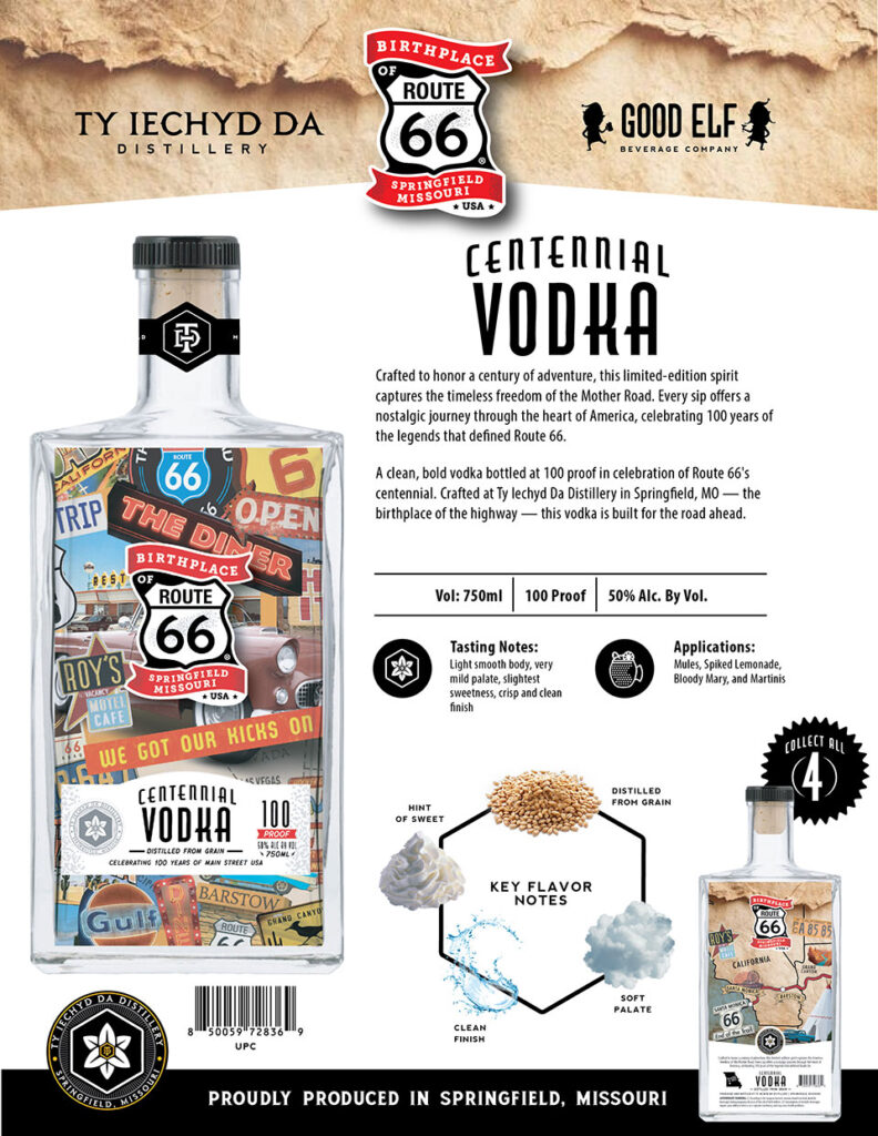 Route 66 Centennial Vodka